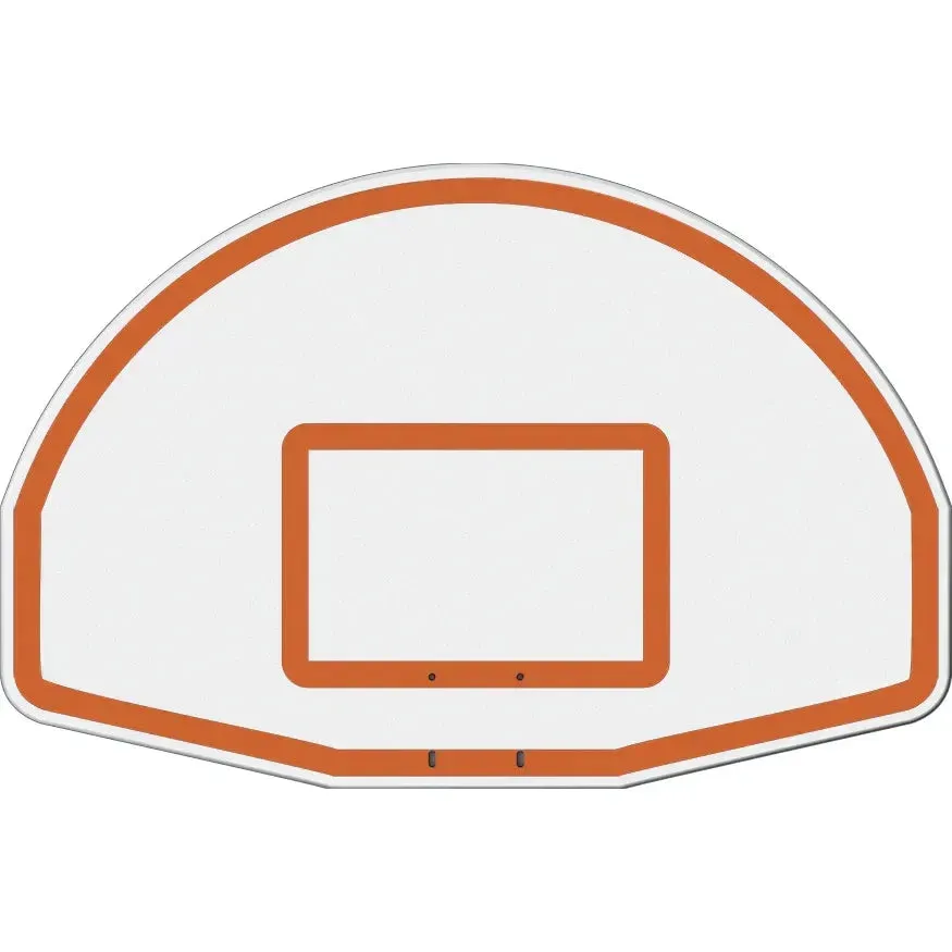 Jaypro Gooseneck Basketball System (4-1/2" Pole with 4' Offset) 56"W x 36"H Aluminum Fan Backboard