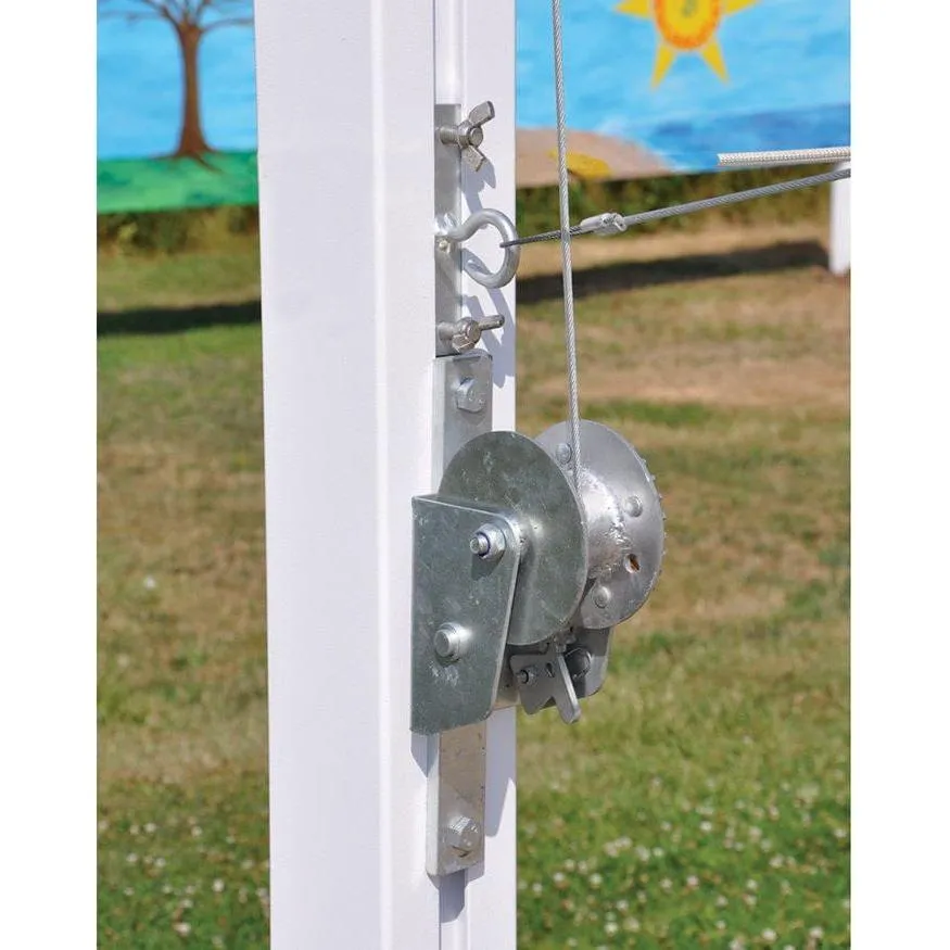 Jaypro Outdoor Volleyball System - Coastal Competition - (4 in.) (Square Post) OCC-500