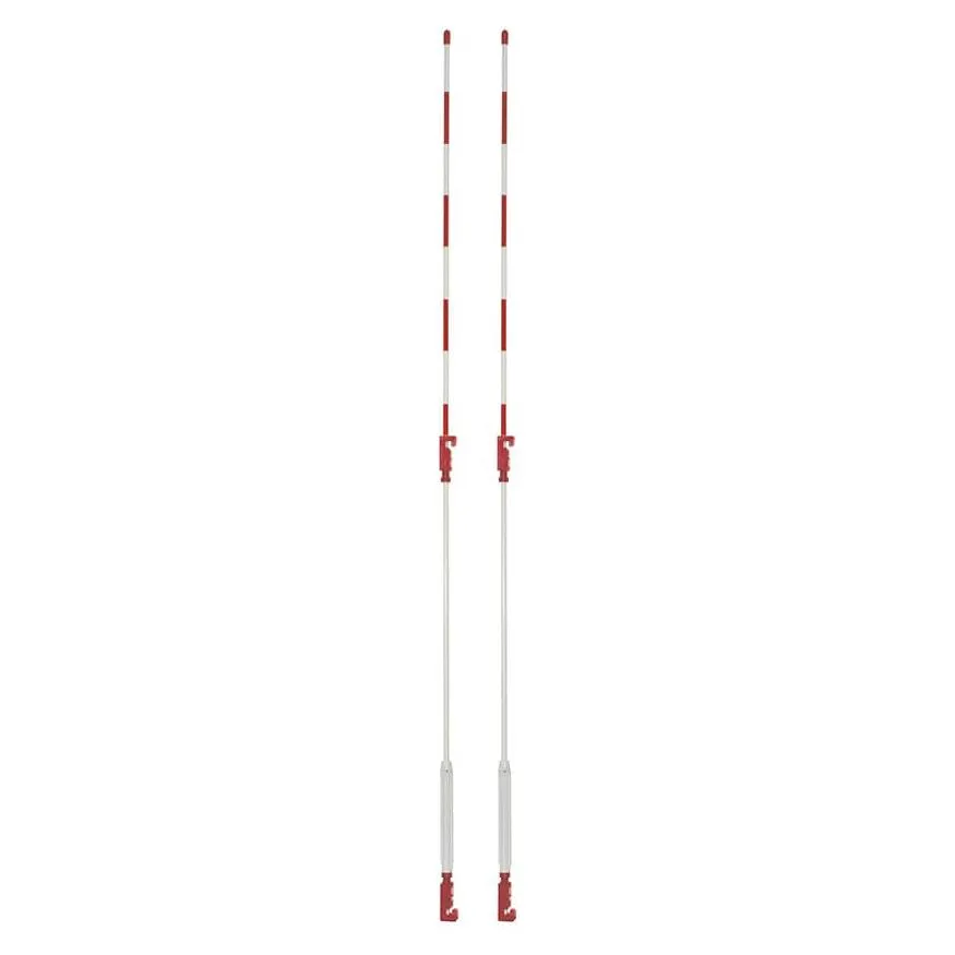 Jaypro T-Base Competition Volleyball Net System (FeatherLite Pin-Stop Height Adjust Upright)