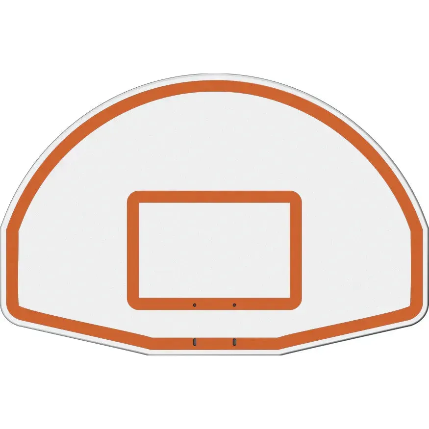 Jaypro The Church Yard Basketball System (4" Sq. Pole) 54" Aluminum Fan Backboard