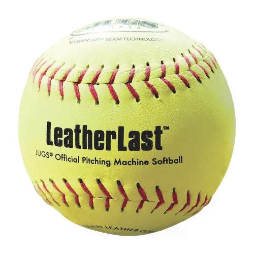 JUGS Bucket of LeatherLast Pitching Machine Softballs (2 Dozen) B5260
