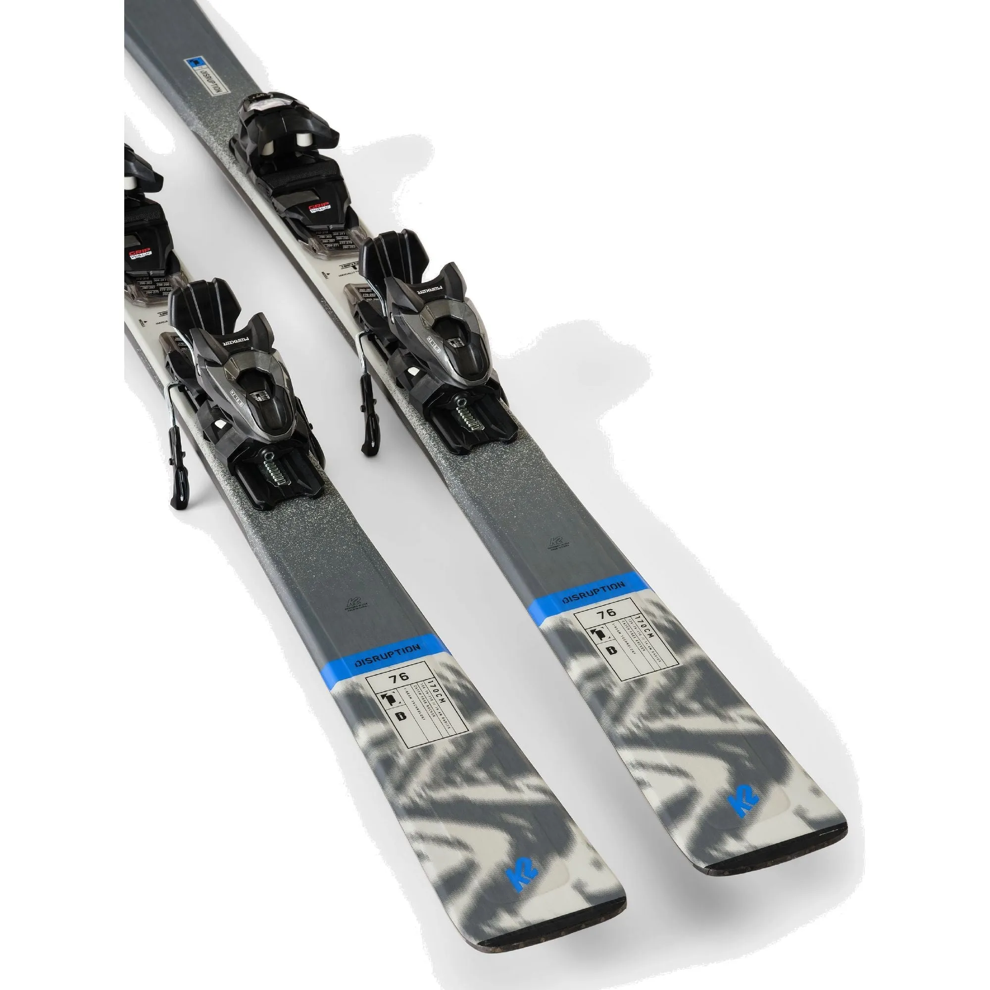 K2 Disruption 76 Skis   QuikClik Bindings