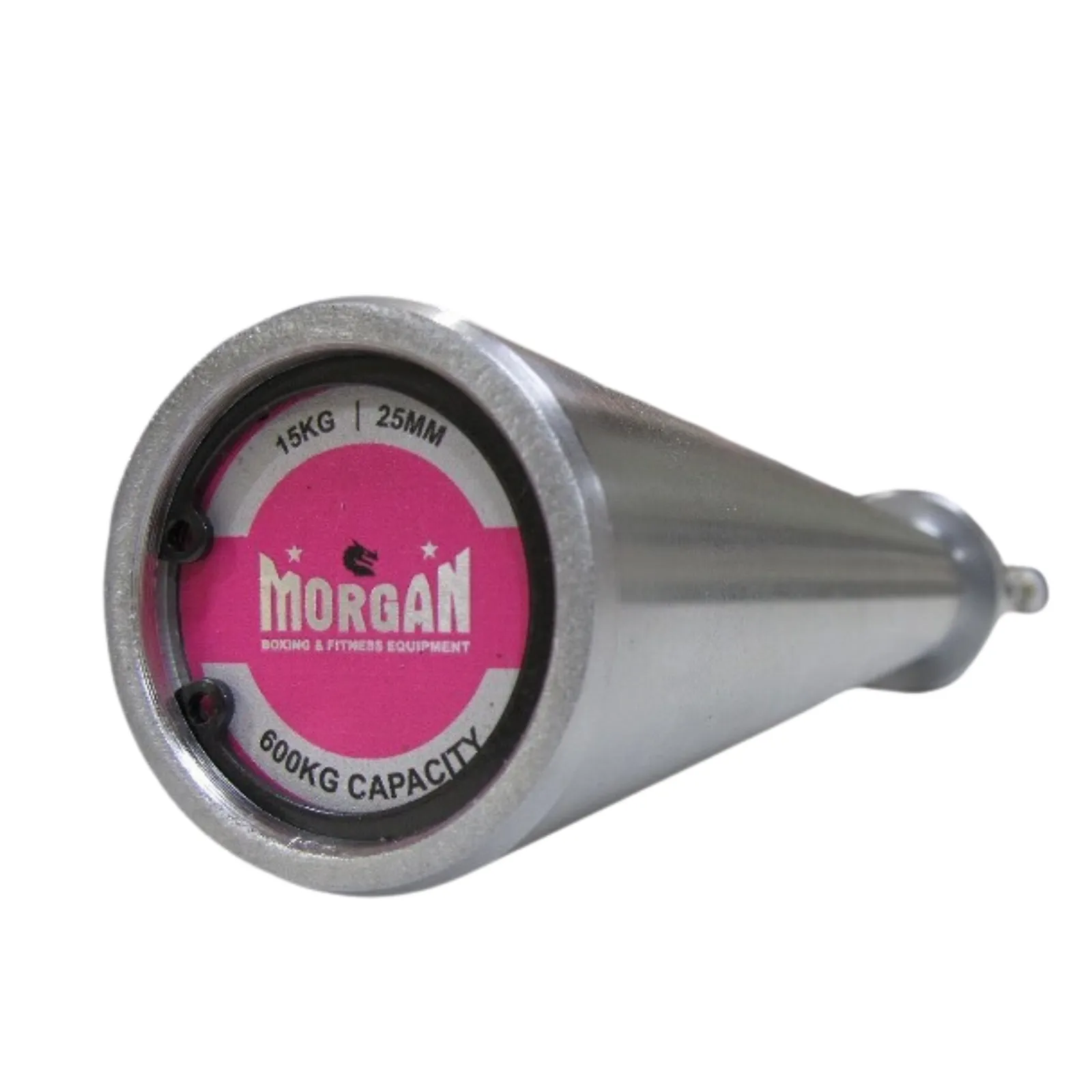 Morgan 15kg Ladies Black Chrome Olympic Barbell - 600kg Max Capacity