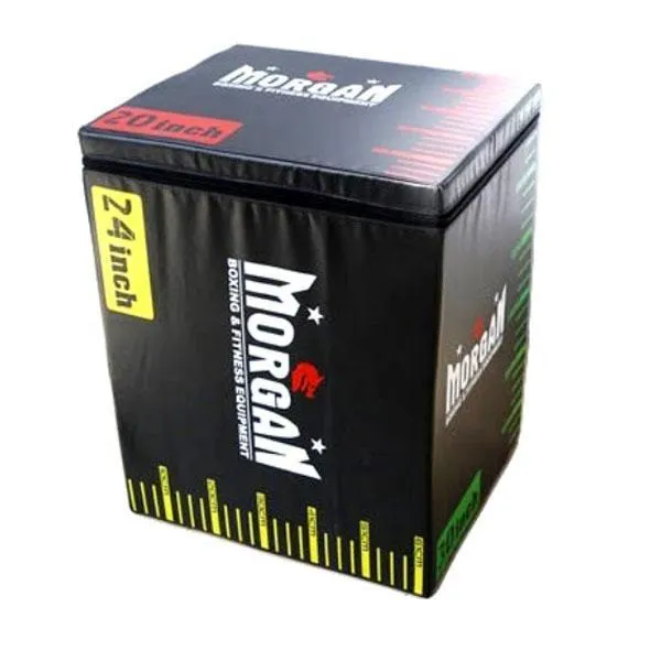 Morgan 3 In 1 Cross Functional Fitness High Density V2 Plyometric Foam Box
