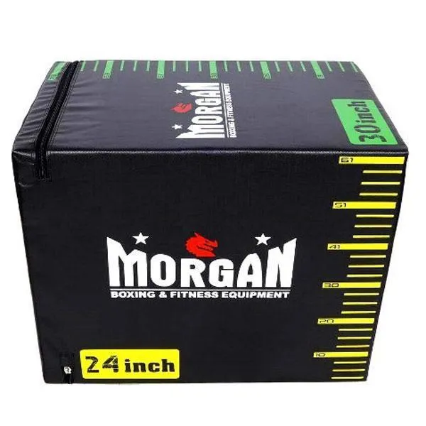 Morgan 3 In 1 Cross Functional Fitness High Density V2 Plyometric Foam Box