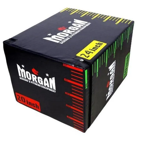Morgan 3 In 1 Cross Functional Fitness High Density V2 Plyometric Foam Box