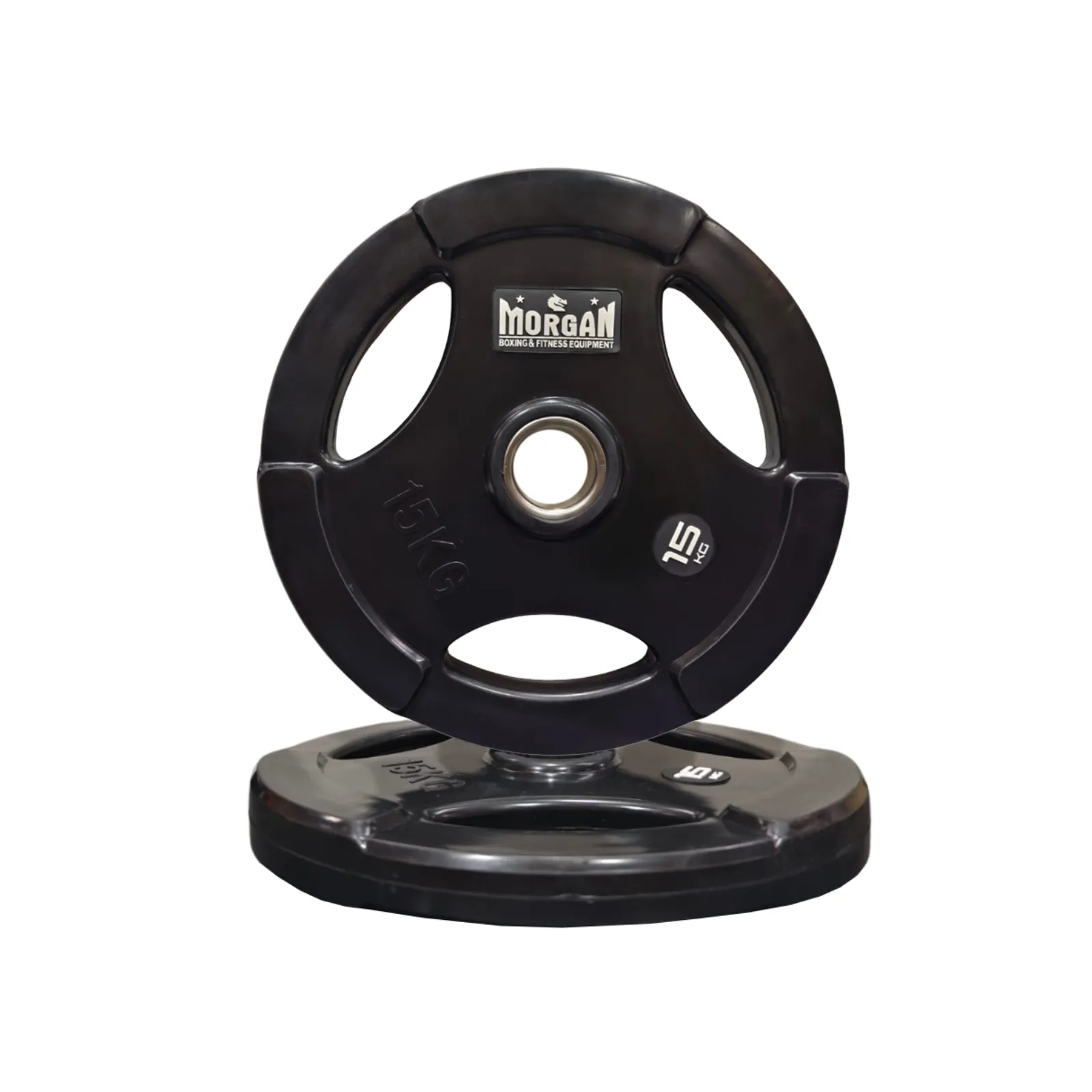 Morgan Tri-Grip Olympic Rubber Weight Plates 1.25-25kg (Pair)