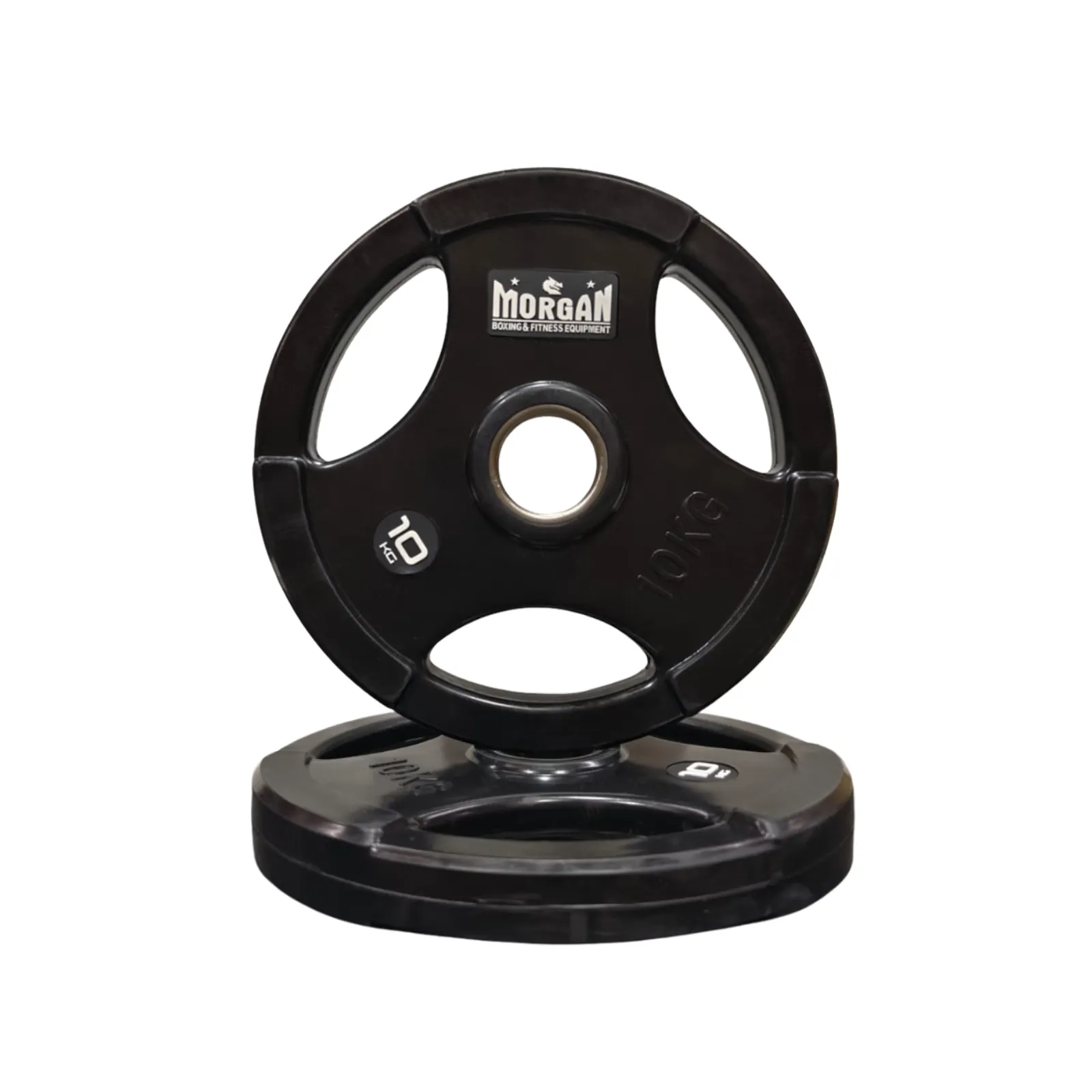 Morgan Tri-Grip Olympic Rubber Weight Plates 1.25-25kg (Pair)
