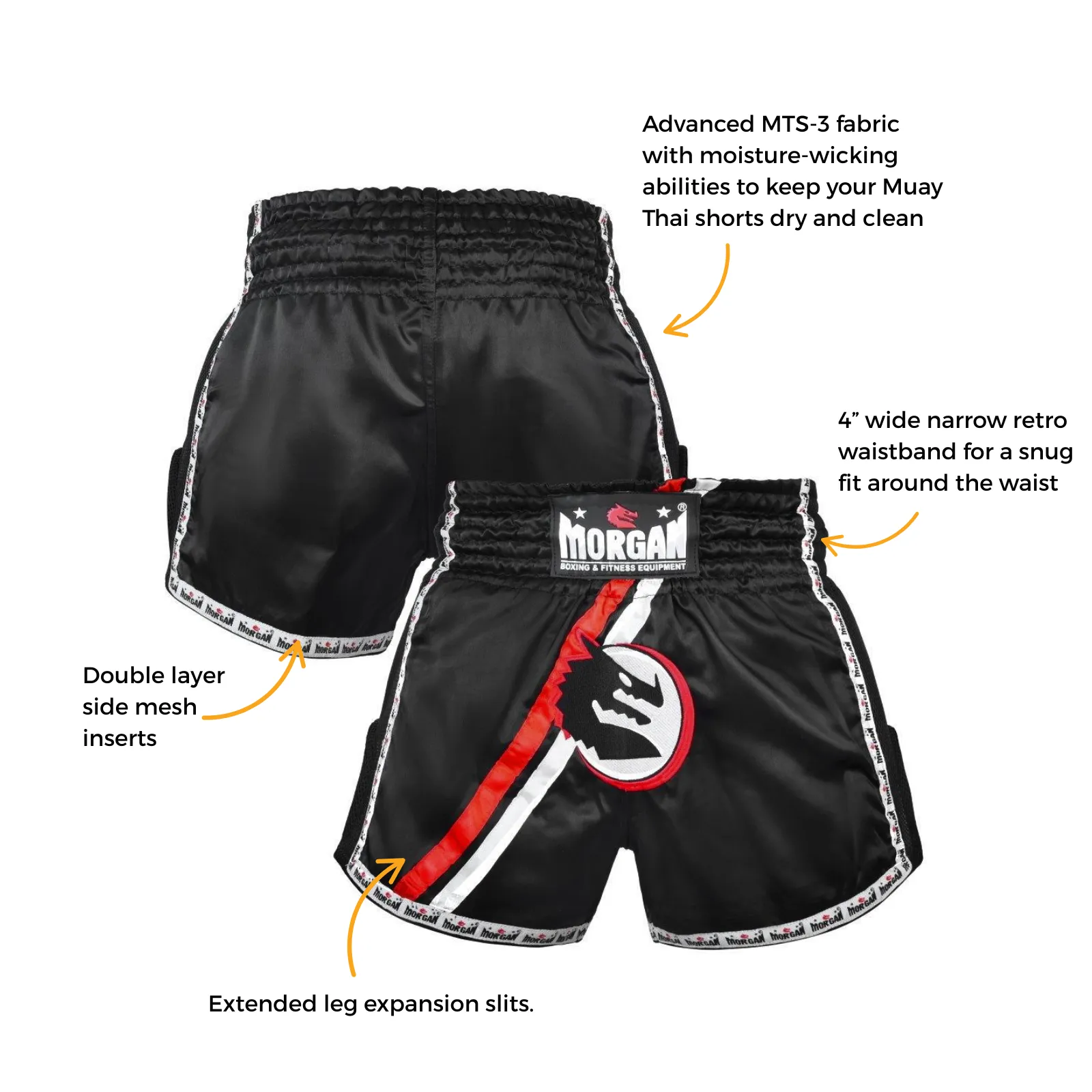 Morgan V2 Classic Muay Thai Shorts