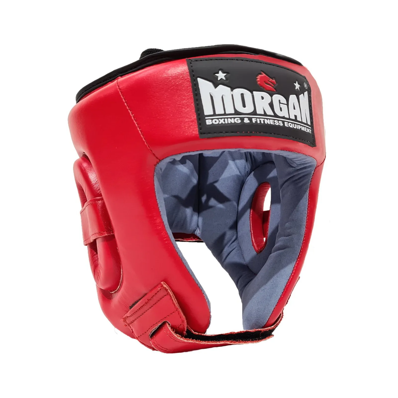 Morgan V2 Platinum Open Face Leather Head Guard