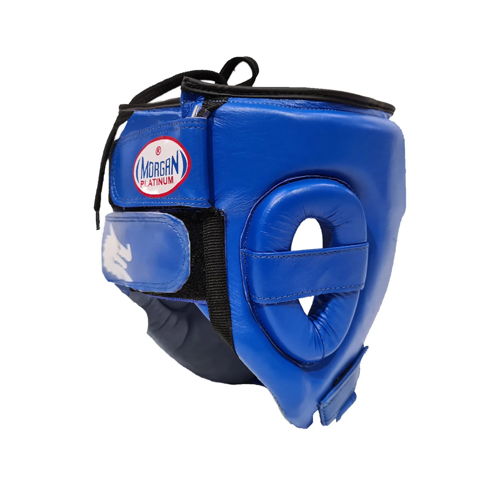 Morgan V2 Platinum Open Face Leather Head Guard