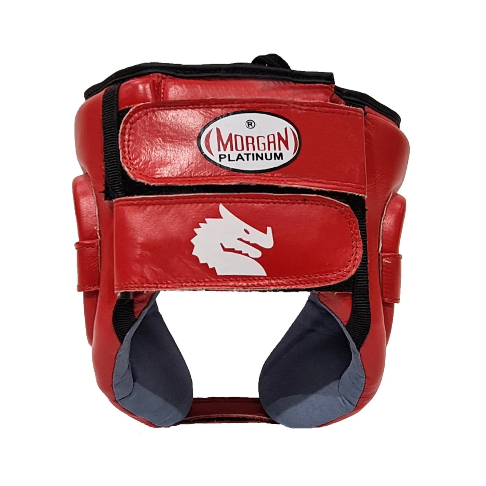 Morgan V2 Platinum Open Face Leather Head Guard