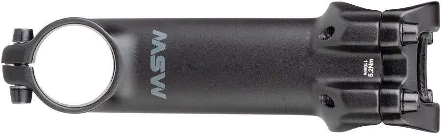 MSW 17 Stem - 120mm 31.8 Clamp  /-17 1 1/8" Aluminum Black
