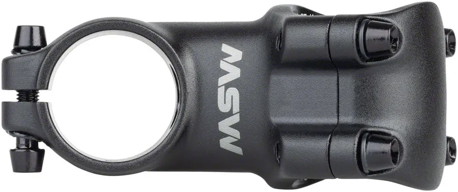 MSW 25 Stem - 60mm 31.8 Clamp  /-25 1-1/8" Aluminum Black