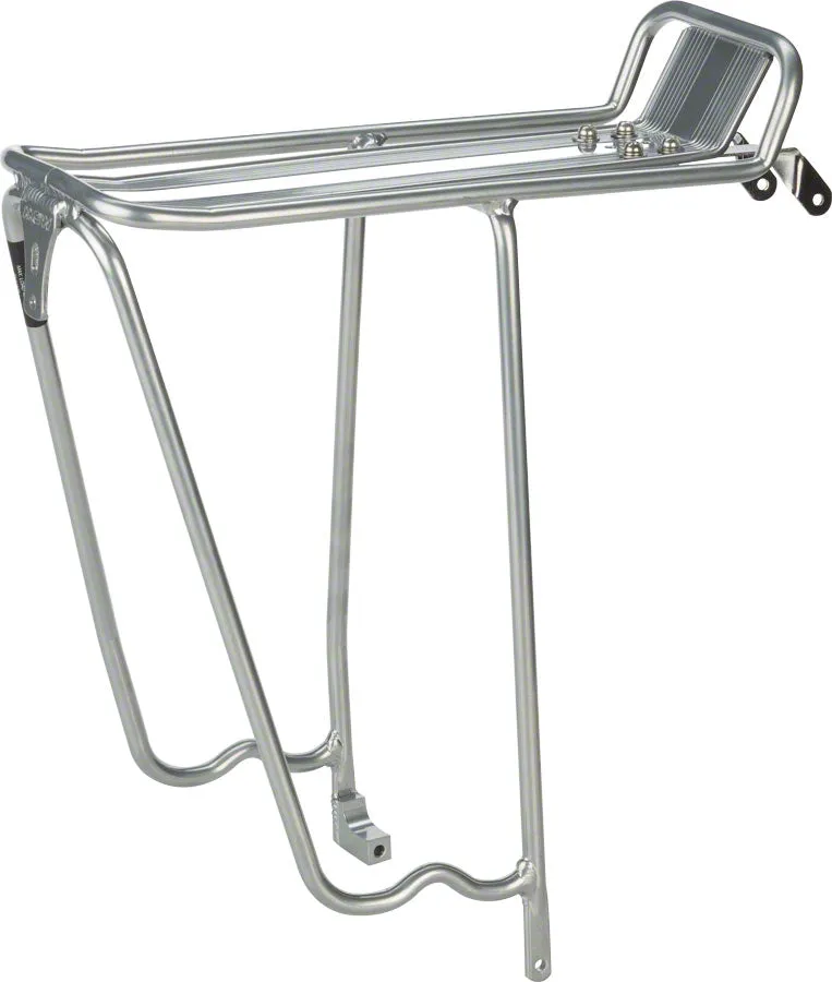 MSW RCR-100D Pork Chop Light-Duty Rear Rack 700c Silver