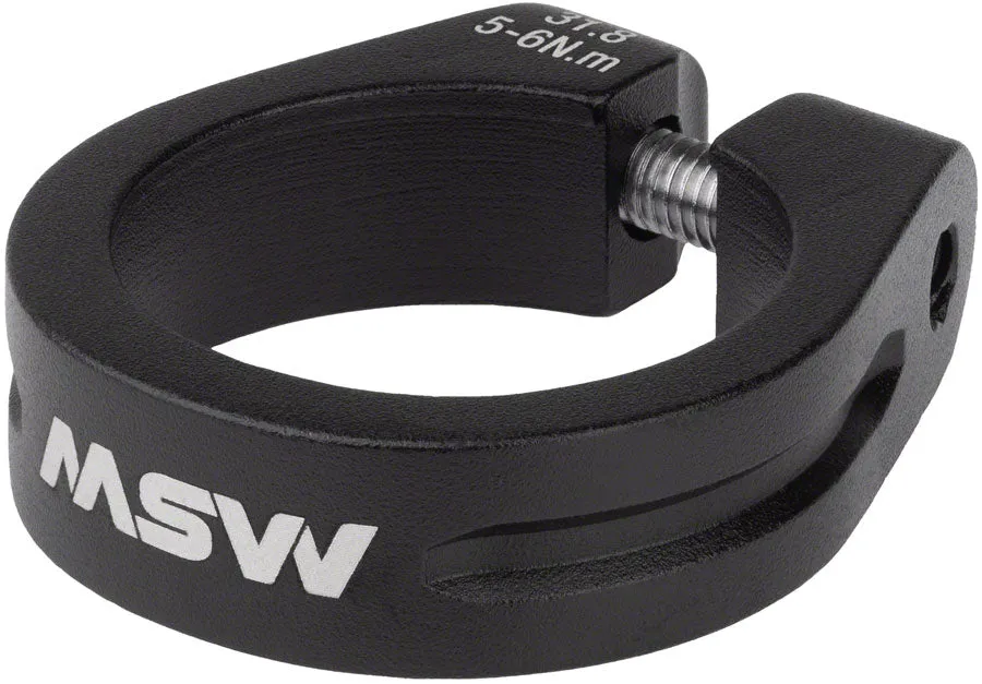 MSW Seatpost Clamp - 31.8mm Bolt-On Black