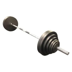 Muscle Motion Cast Iron Olympic Adjustable Barbell Set