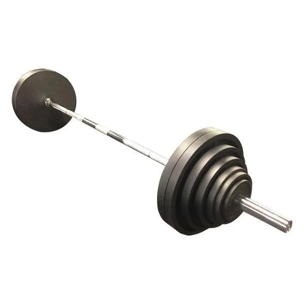 Muscle Motion Cast Iron Olympic Adjustable Barbell Set