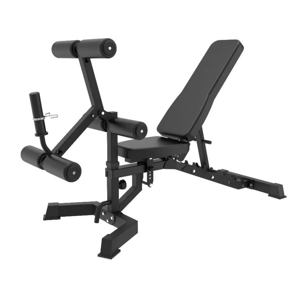 Muscle Motion Flat Incline Decline Adjustable Weight Bench AB1013 Leg Extension/Curl Attachment