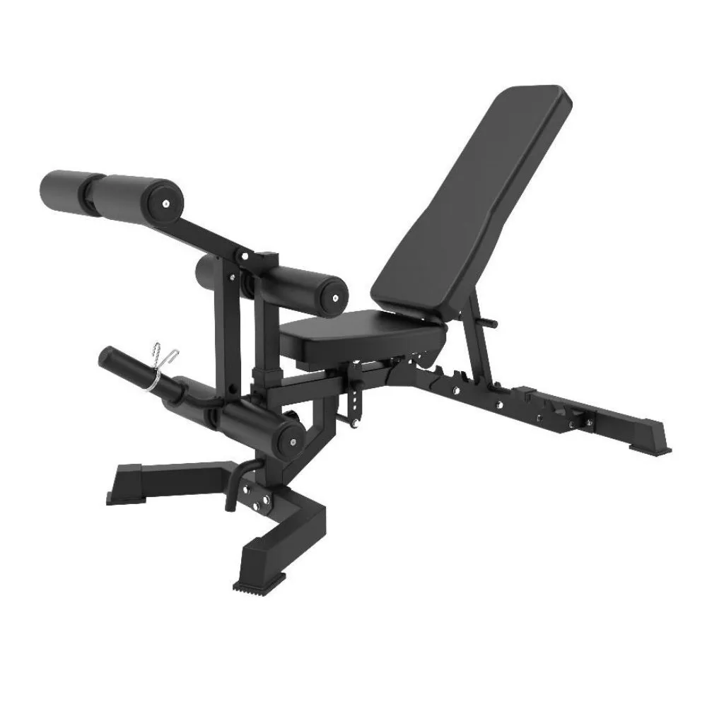 Muscle Motion Flat Incline Decline Adjustable Weight Bench AB1013 Leg Extension/Curl Attachment