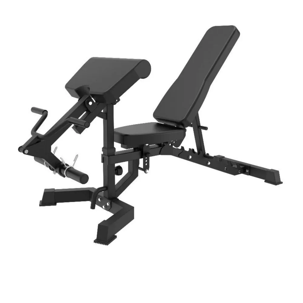 Muscle Motion Flat Incline Decline Adjustable Weight Bench AB1013 Preacher Curl Attachment