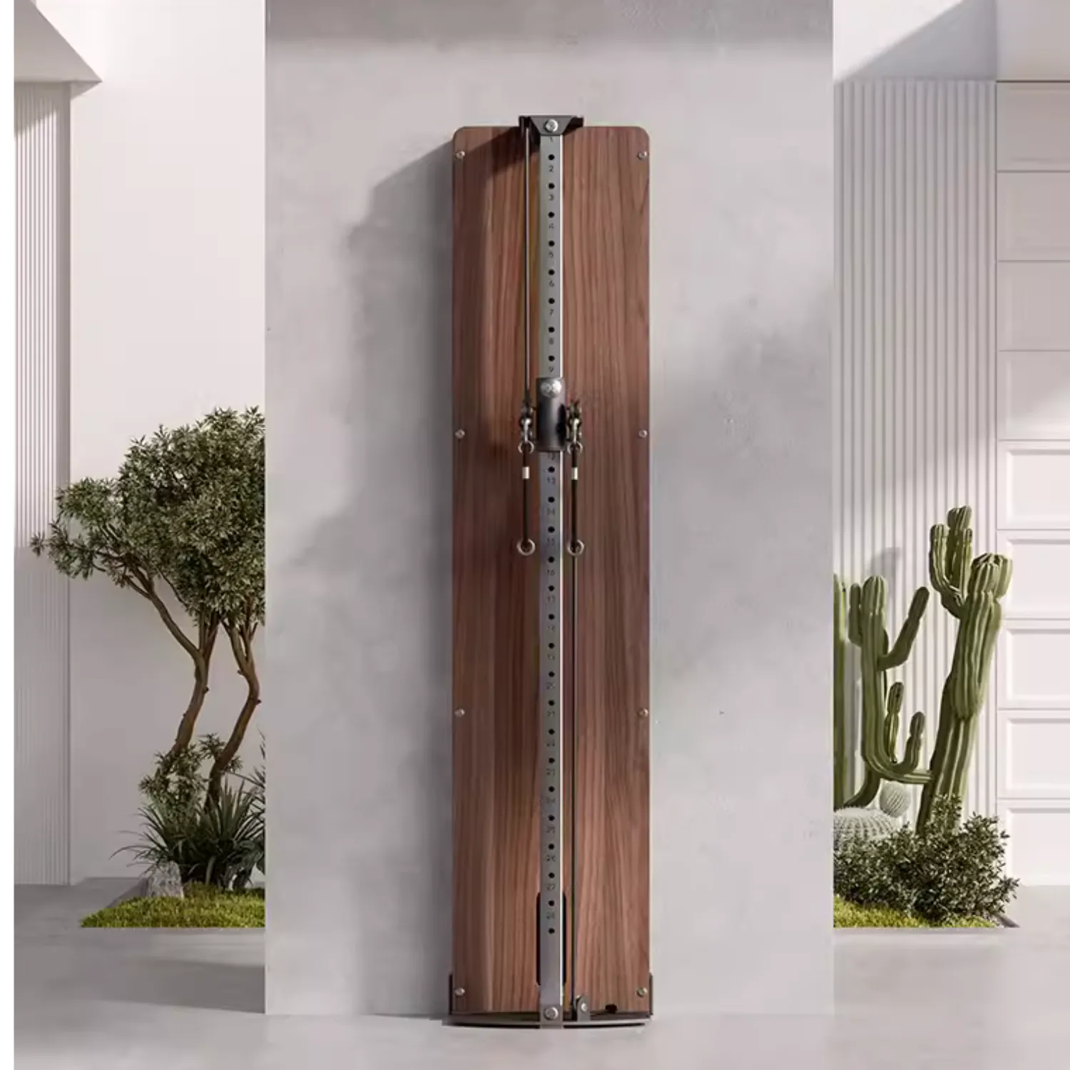 Muscle Motion Wall Mounted Functional Trainer - Single Stack- Lifestyle Series