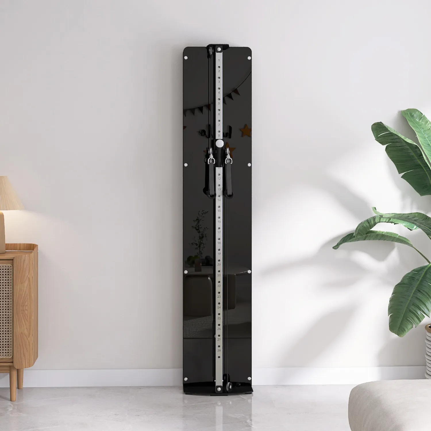 Muscle Motion Wall Mounted Functional Trainer - Single Stack- Lifestyle Series