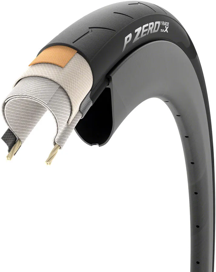 Pirelli P ZERO Race X TLR Tire - 700 x 26 Tubeless Folding BLK TechWall  SmartEvo