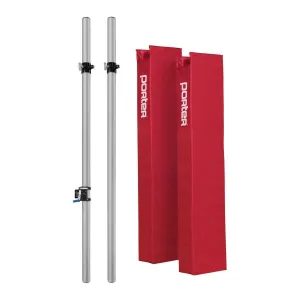 Porter Powr Rib II Volleyball End Standards With Pads