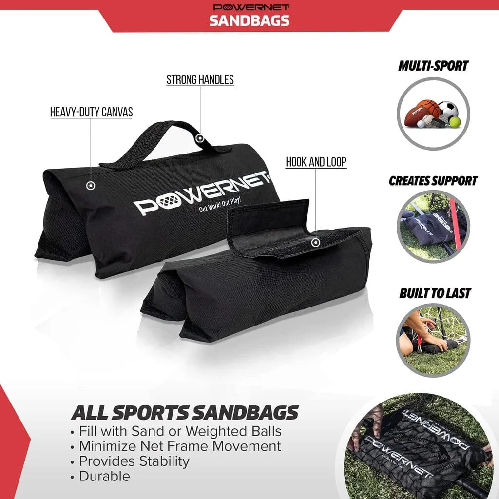 Powernet Sideline Trainer 7 x 4 FT Football Kicking Net 1198