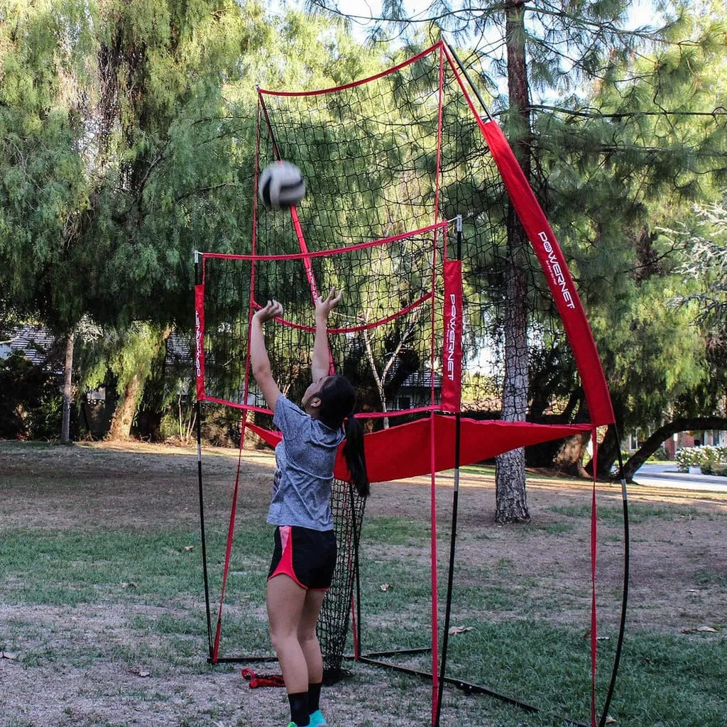 Powernet Volleyball Practice Net Station 8'x 11' V001