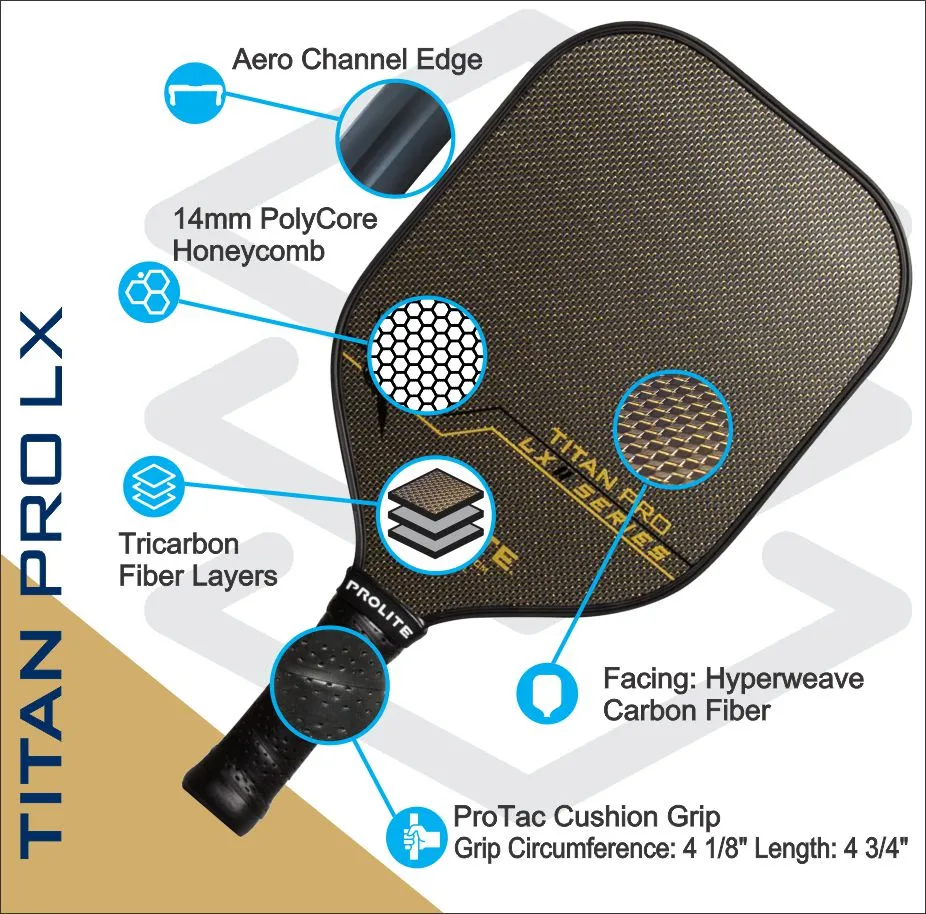 Prolite Titan Pro LX Pickleball Paddle