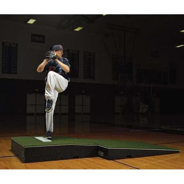 ProMounds Pro Two-Piece Baseball Pitching Mound Green Turf MP2031