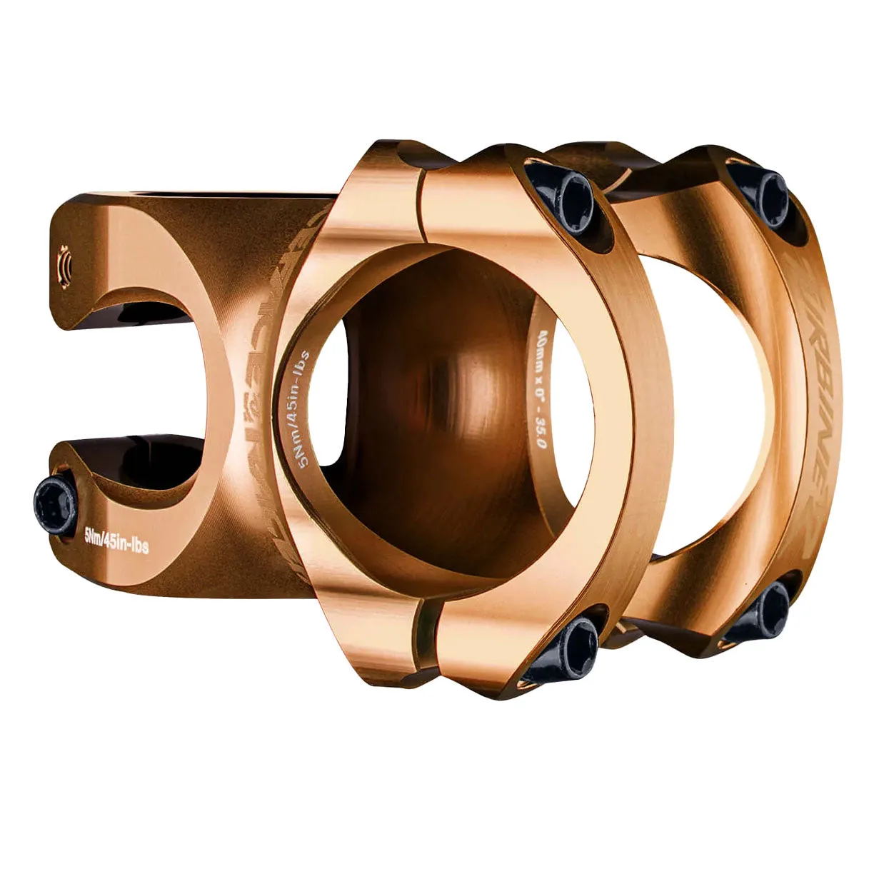 RaceFace Turbine R 35 Stem - 40mm 35mm Clamp  /-0 1 1/8" Gold