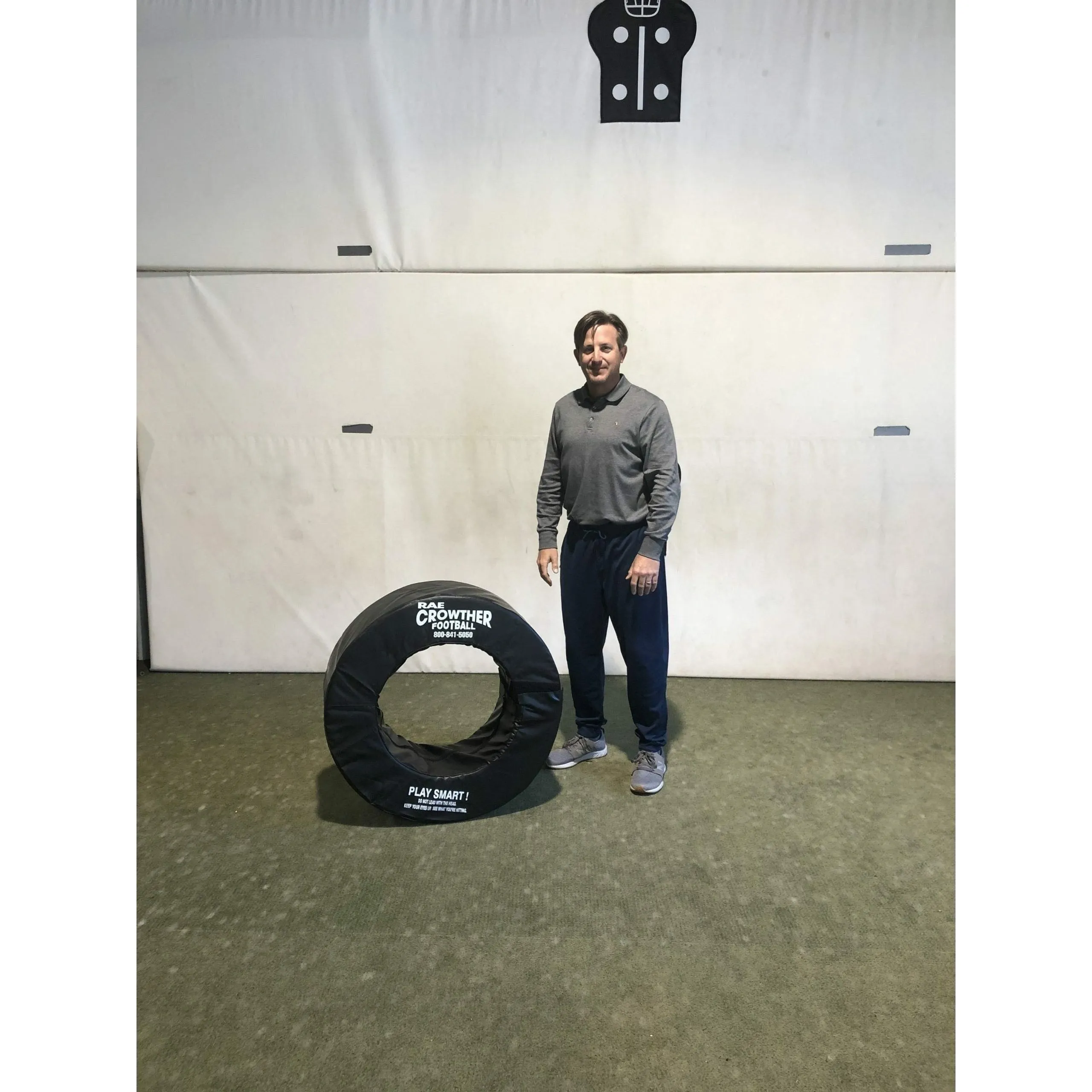 Rae Crowther 32" Football Junior Tackling Ring - Black TKDJR-B