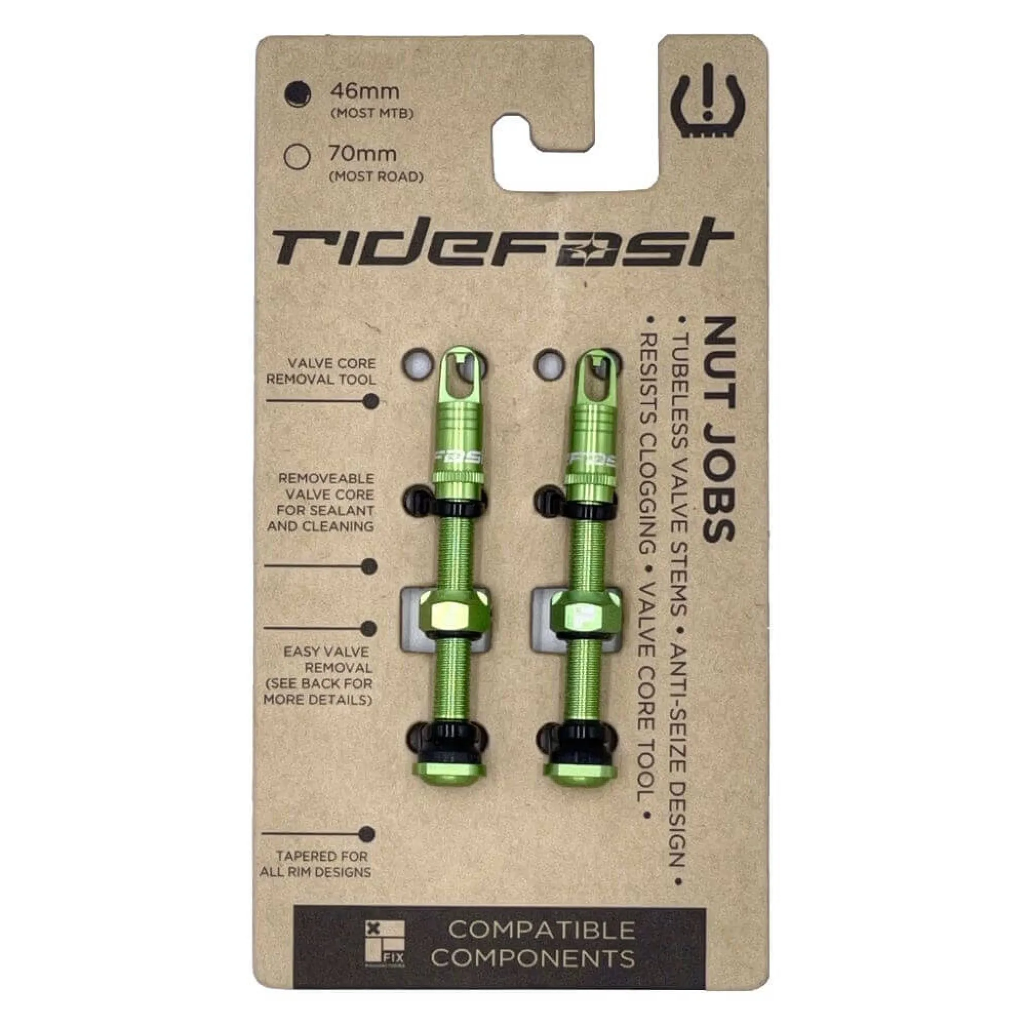RideFast Nut Jobs Valve Set