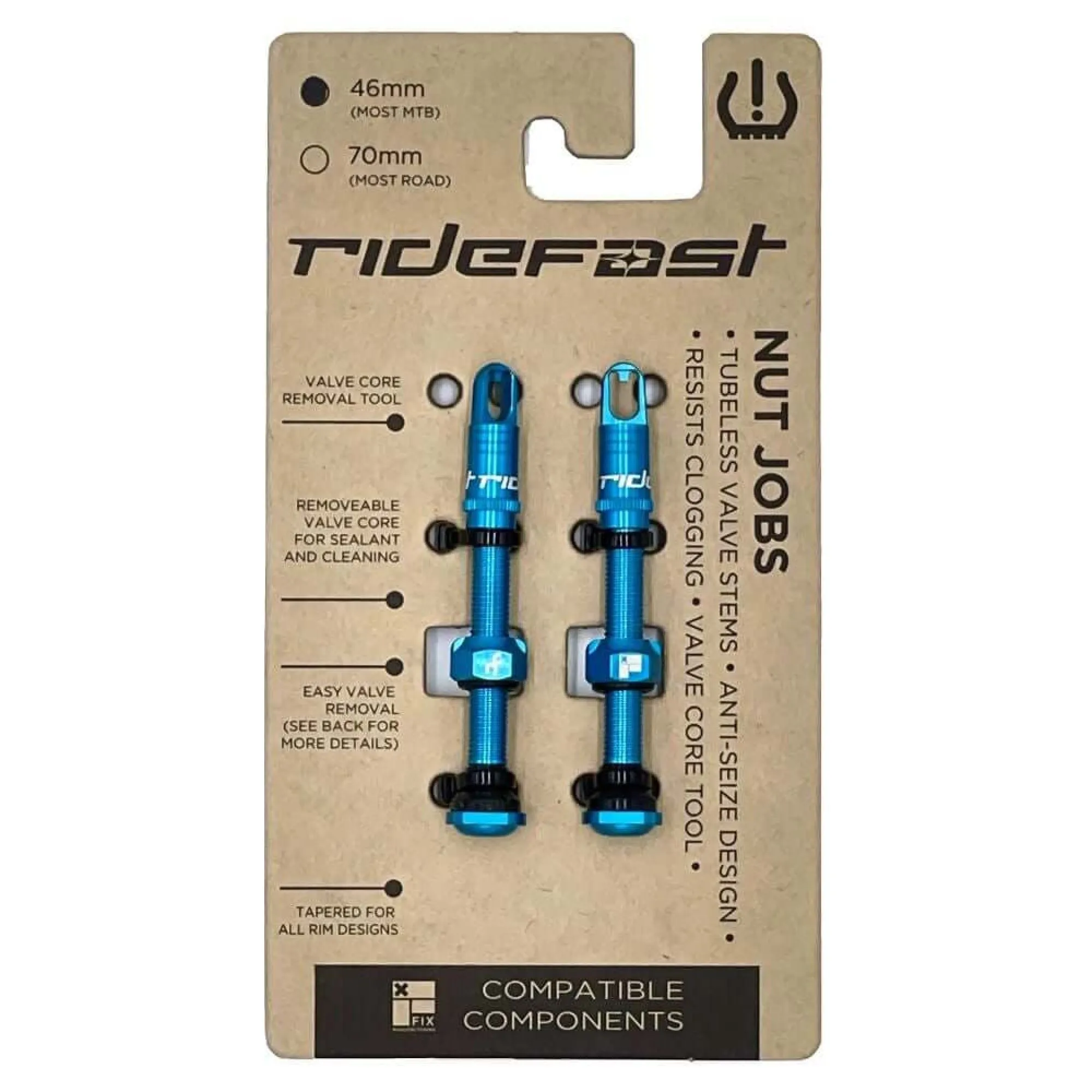 RideFast Nut Jobs Valve Set