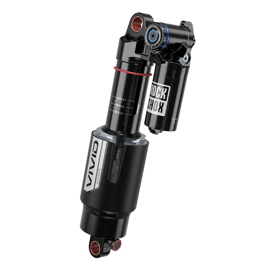 RockShox Vivid Ultimate RC2T Rear Shock - 230 x 62.5 mm Vivid Air 2 Tokens Reb55/Comp37 L/O4 Std 10x40/10x54 C1 Trek Slash 2021 