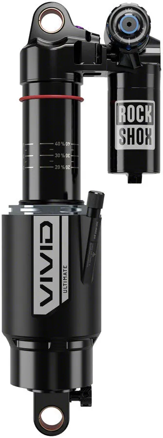 RockShox Vivid Ultimate RC2T Rear Shock - 230 x 65 mm Vivid Air 0 Tokens Reb25/Comp34 L/O4 Std 8x40/8x20 C1 YT Decoy 29/MX 2019 