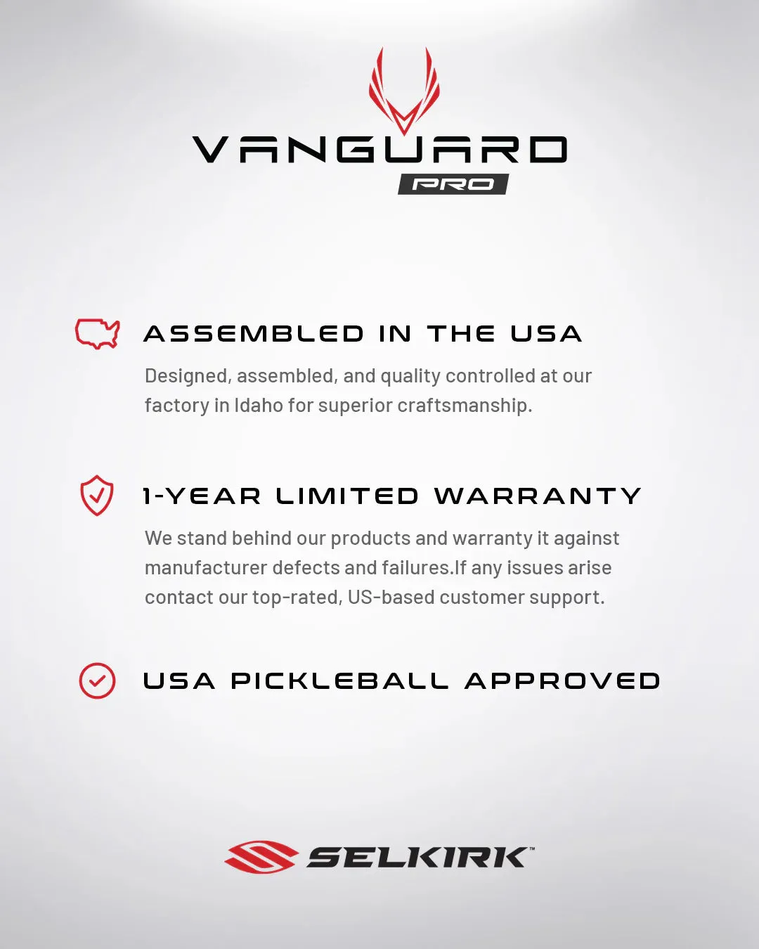 Selkirk Vanguard Pro Epic Pickleball Paddle