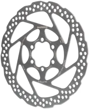 Shimano Deore SM-RT56-S Disc Brake Rotor - 160mm 6-Bolt For Resin Pads Only Silver