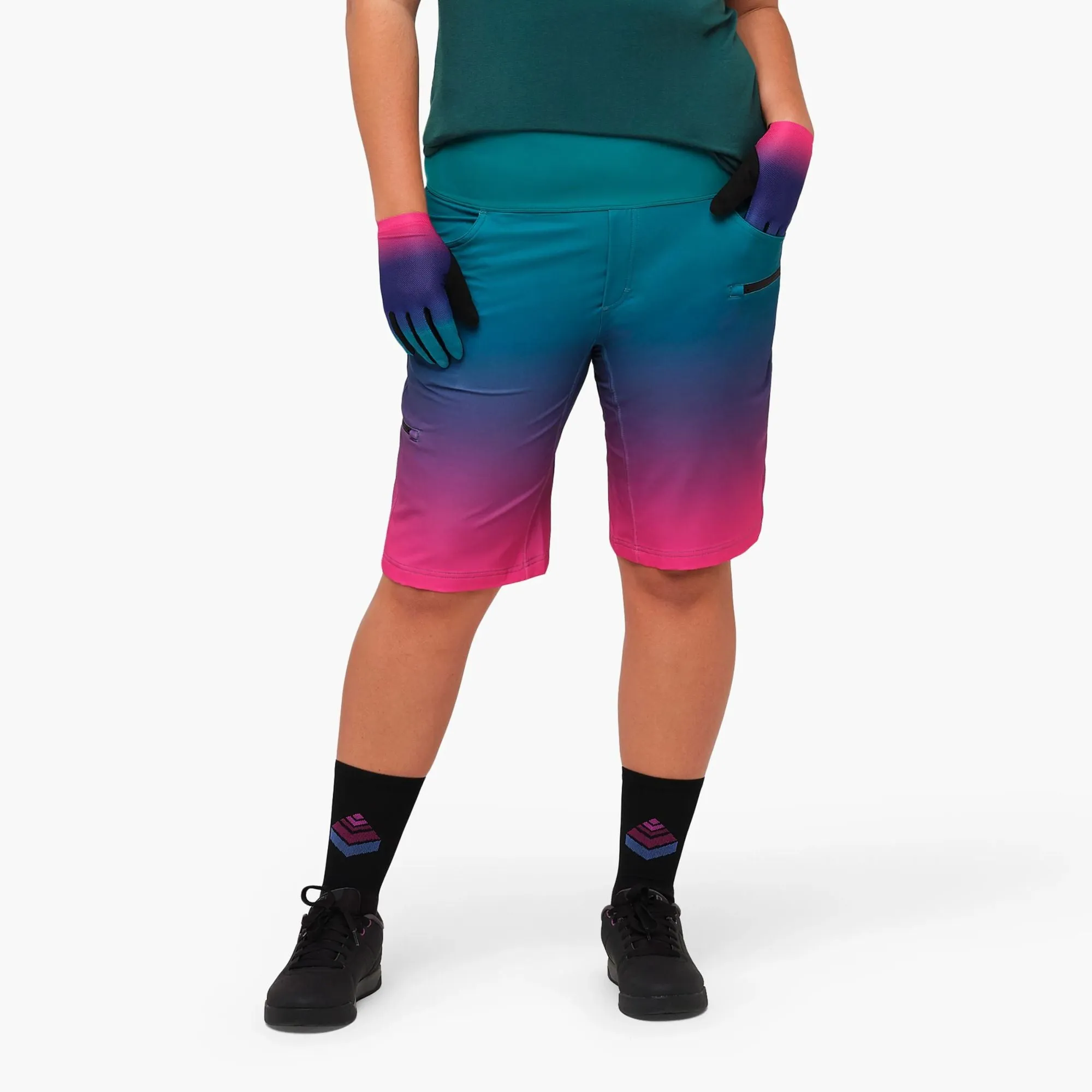 Shredly Women's Limitless 11" Stretch Waistband High-Rise Short