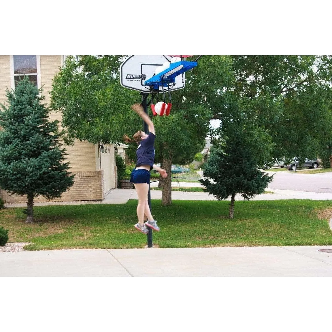 SpikeMate Volleyball Hitting Training System with Practice Net