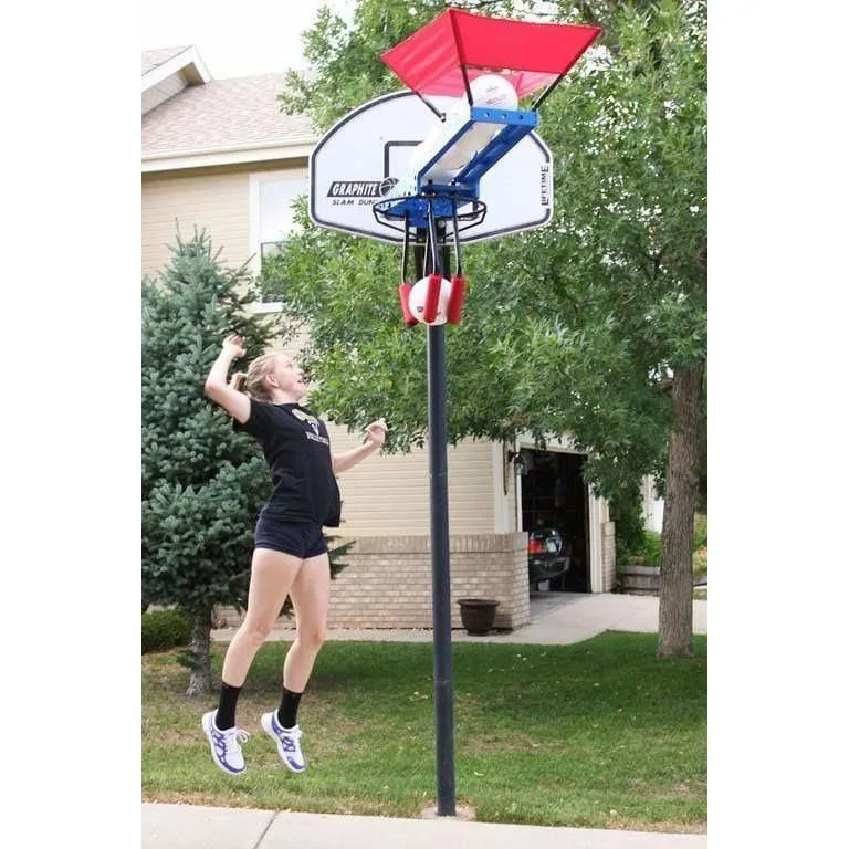 SpikeMate Volleyball Hitting Training System with Practice Net