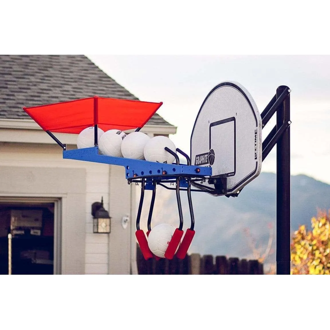 SpikeMate Volleyball Hitting Training System with Practice Net