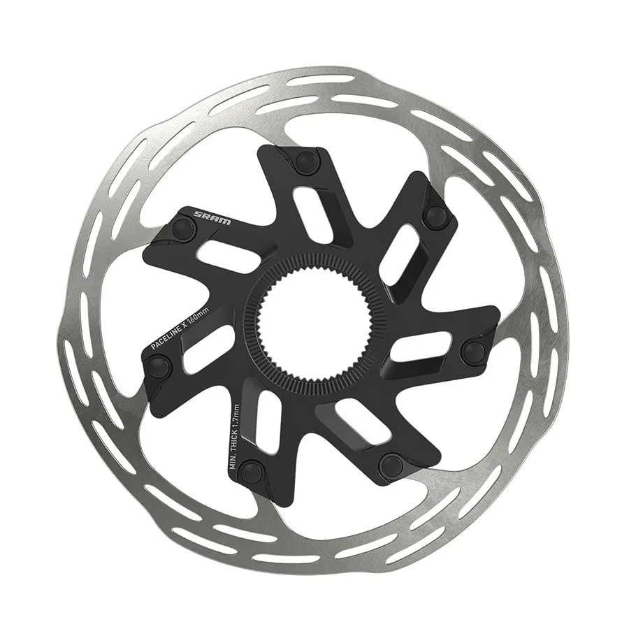 Sram Paceline X Disc Rotor 160mm Black/Silver Rotor