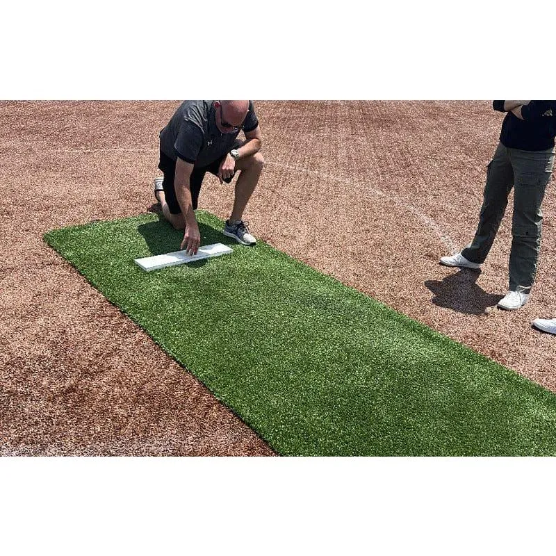 The Perfect Mound Defender Series Softball Pitching Mat Pro SBMPRO (13' x 4')