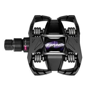 Time MX 6 Pedals - Dual Sided Clipless with Platform Aluminum 9/16" Black B1