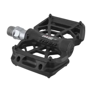 Tioga DAZZ Lite Pedals - Platform Plastic 9/16" Black