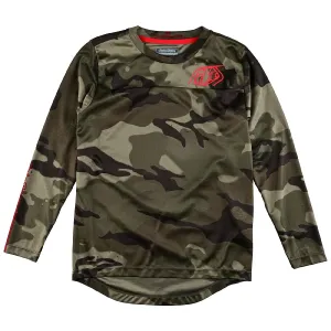 Troy Lee Designs Youth Flowline Spray Camo LS Jersey